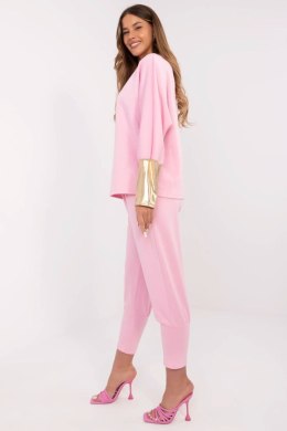 Spodnie Komplet Model DHJ-KMPL-9311.97 Light Pink - Italy Moda Italy Moda