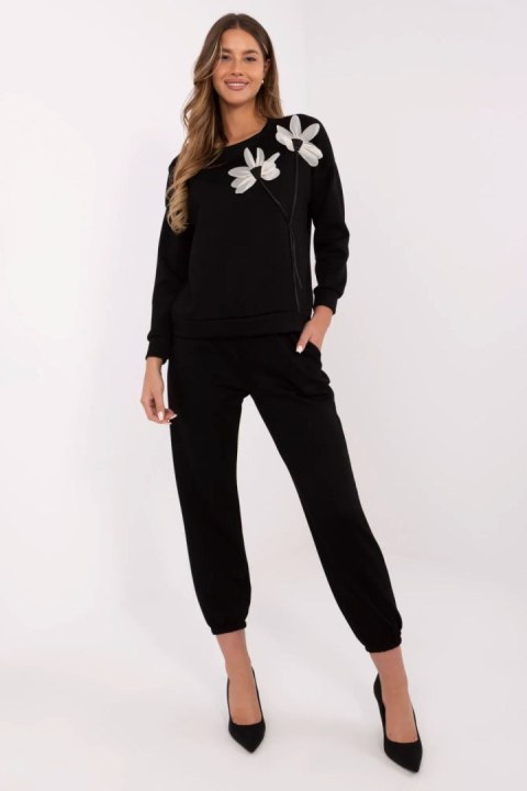 Spodnie Komplet Model MI-KMPL-M6162.30 Black - Italy Moda Italy Moda Spodnie Komplet Model MI-KMPL-M6162.30 Black - Italy Moda Italy Moda