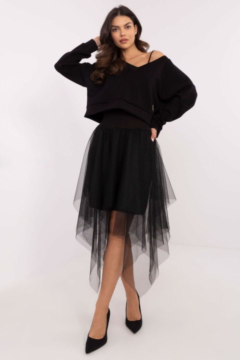 Sukienka Komplet Model MI-KMPL-M5359.79P Black - Italy Moda Italy Moda Sukienka Komplet Model MI-KMPL-M5359.79P Black - Italy Moda Italy Moda