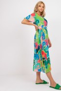 Sukienka Model DHJ-SK-13769.66P Green - Italy Moda Italy Moda Sukienka Model DHJ-SK-13769.66P Green - Italy Moda Italy Moda