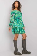 Sukienka Model DHJ-SK-15015-1.48P Green - Italy Moda Italy Moda Sukienka Model DHJ-SK-15015-1.48P Green - Italy Moda Italy Moda