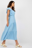 Sukienka Model DHJ-SK-8352.04 Light Blue - Italy Moda Italy Moda Sukienka Model DHJ-SK-8352.04 Light Blue - Italy Moda Italy Moda