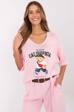 Sweter Damski Model MI-SW-2101.06 Light Pink - Italy Moda Italy Moda