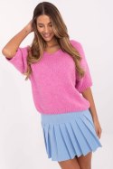 Sweter Damski Model MI-SW-2103.07 Pink - Italy Moda Italy Moda Sweter Damski Model MI-SW-2103.07 Pink - Italy Moda Italy Moda
