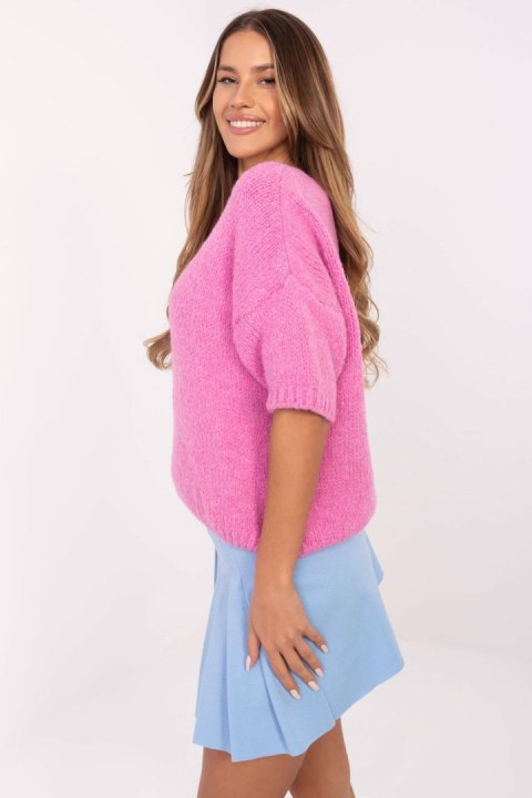 Sweter Damski Model MI-SW-2103.07 Pink - Italy Moda Italy Moda Sweter Damski Model MI-SW-2103.07 Pink - Italy Moda Italy Moda