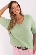 Sweter Damski Model MI-SW-2103.07 Pistacja - Italy Moda Italy Moda Sweter Damski Model MI-SW-2103.07 Pistacja - Italy Moda Italy Moda