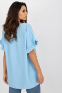 Bluzka Model DHJ-BZ-8336.04 Light Blue - Italy Moda Italy Moda Bluzka Model DHJ-BZ-8336.04 Light Blue - Italy Moda Italy Moda