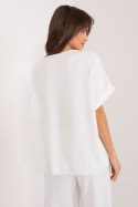 Bluzka Model DHJ-BZ-8368.02 Ecru - Italy Moda Italy Moda Bluzka Model DHJ-BZ-8368.02 Ecru - Italy Moda Italy Moda