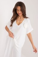Bluzka Model DHJ-BZ-8368.02 Ecru - Italy Moda Italy Moda Bluzka Model DHJ-BZ-8368.02 Ecru - Italy Moda Italy Moda