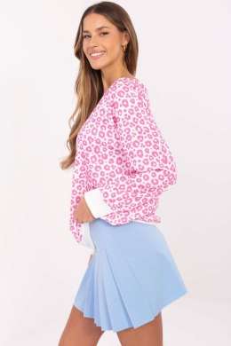 Bluzka Model MI-BZ-M742.86 White/Pink - Italy Moda Italy Moda