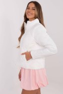 Kurtka Damska Model MI-KR-88630.60P White - Italy Moda Italy Moda Kurtka Damska Model MI-KR-88630.60P White - Italy Moda Italy Moda