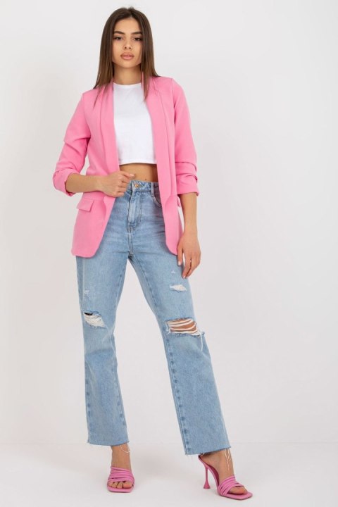 Marynarka Model DHJ-MA-7684.15P Pink - Italy Moda Italy Moda Marynarka Model DHJ-MA-7684.15P Pink - Italy Moda Italy Moda
