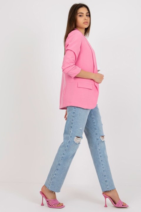 Marynarka Model DHJ-MA-7684.15P Pink - Italy Moda Italy Moda Marynarka Model DHJ-MA-7684.15P Pink - Italy Moda Italy Moda