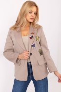 Marynarka Model DHJ-MA-A8770.47P Dark Beige - Italy Moda Italy Moda
