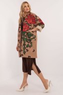 Płaszcz Damski Model DHJ-PL-19821.60P Camel - Italy Moda Italy Moda Płaszcz Damski Model DHJ-PL-19821.60P Camel - Italy Moda Italy Moda
