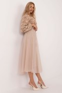 Spódnica Model DHJ-SD-19568.13X Beige - Italy Moda Italy Moda Spódnica Model DHJ-SD-19568.13X Beige - Italy Moda Italy Moda