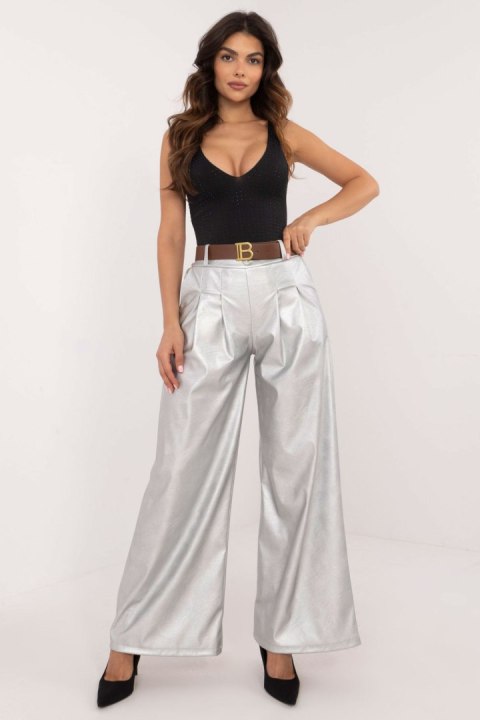 Spodnie Damskie Model DHJ-SP-19899.22X Silver - Italy Moda Italy Moda Spodnie Damskie Model DHJ-SP-19899.22X Silver - Italy Moda Italy Moda