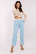 Spodnie Damskie Model DHJ-SP-20506.79 Light Blue - Italy Moda Italy Moda Spodnie Damskie Model DHJ-SP-20506.79 Light Blue - Italy Moda Italy Moda