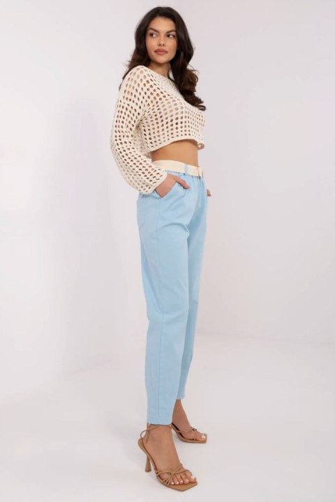 Spodnie Damskie Model DHJ-SP-20506.79 Light Blue - Italy Moda Italy Moda Spodnie Damskie Model DHJ-SP-20506.79 Light Blue - Italy Moda Italy Moda