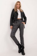 Spodnie Damskie Model DHJ-SP-21557.35 Grafit - Italy Moda Italy Moda Spodnie Damskie Model DHJ-SP-21557.35 Grafit - Italy Moda Italy Moda