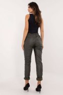 Spodnie Damskie Model DHJ-SP-21557.35 Khaki - Italy Moda Italy Moda Spodnie Damskie Model DHJ-SP-21557.35 Khaki - Italy Moda Italy Moda