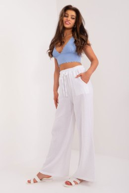 Spodnie Damskie Model DHJ-SP-8229.84 White - Italy Moda Italy Moda
