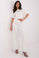 Spodnie Komplet Model DHJ-KMPL-20596.02 Ecru - Italy Moda Italy Moda Spodnie Komplet Model DHJ-KMPL-20596.02 Ecru - Italy Moda Italy Moda