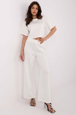Spodnie Komplet Model DHJ-KMPL-20596.02 Ecru - Italy Moda Italy Moda