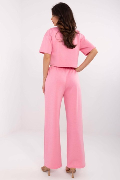 Spodnie Komplet Model DHJ-KMPL-20596.02 Pink - Italy Moda Italy Moda Spodnie Komplet Model DHJ-KMPL-20596.02 Pink - Italy Moda Italy Moda