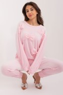 Spodnie Komplet Model DHJ-KMPL-8850.68 Light Pink - Italy Moda Italy Moda Spodnie Komplet Model DHJ-KMPL-8850.68 Light Pink - Italy Moda Italy Moda