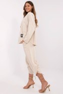 Spodnie Komplet Model MI-KMPL-M56491.09 Beige - Italy Moda Italy Moda Spodnie Komplet Model MI-KMPL-M56491.09 Beige - Italy Moda Italy Moda