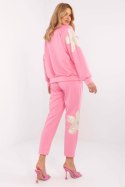 Spodnie Komplet Model MI-KMPL-M6122.60 Pink - Italy Moda Italy Moda Spodnie Komplet Model MI-KMPL-M6122.60 Pink - Italy Moda Italy Moda