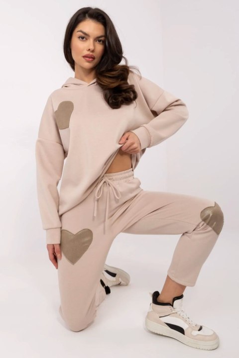 Spodnie Komplet Model MI-KMPL-M61431.68P Beige - Italy Moda Italy Moda Spodnie Komplet Model MI-KMPL-M61431.68P Beige - Italy Moda Italy Moda
