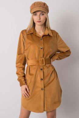 Sukienka Model DHJ-SK-10333.12P Camel - Italy Moda Italy Moda