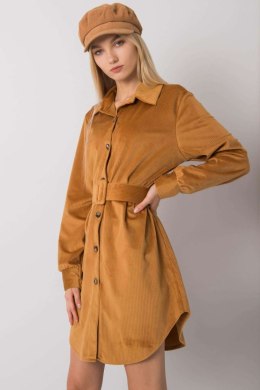 Sukienka Model DHJ-SK-10333.12P Camel - Italy Moda Italy Moda