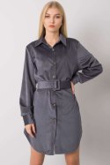 Sukienka Model DHJ-SK-10333.12P Grafit - Italy Moda Italy Moda Sukienka Model DHJ-SK-10333.12P Grafit - Italy Moda Italy Moda