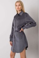 Sukienka Model DHJ-SK-10333.12P Grafit - Italy Moda Italy Moda Sukienka Model DHJ-SK-10333.12P Grafit - Italy Moda Italy Moda