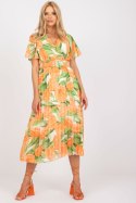 Sukienka Model DHJ-SK-11331-2.32 Orange - Italy Moda Italy Moda Sukienka Model DHJ-SK-11331-2.32 Orange - Italy Moda Italy Moda