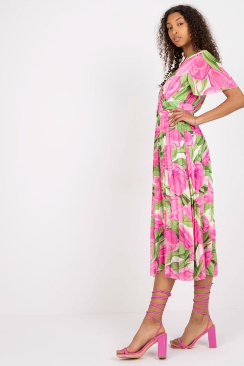 Sukienka Model DHJ-SK-11331-2.32 Pink - Italy Moda Italy Moda Sukienka Model DHJ-SK-11331-2.32 Pink - Italy Moda Italy Moda