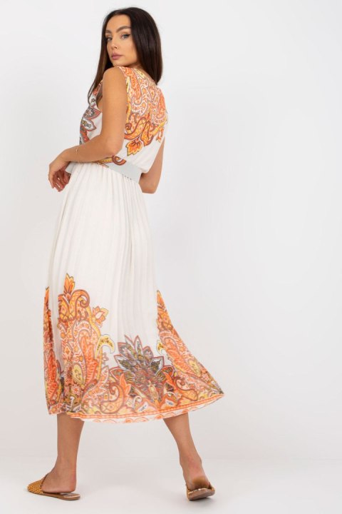 Sukienka Model DHJ-SK-13128.61 Orange - Italy Moda Italy Moda Sukienka Model DHJ-SK-13128.61 Orange - Italy Moda Italy Moda