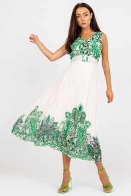 Sukienka Model DHJ-SK-13128.61 White/Green - Italy Moda Italy Moda