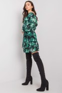 Sukienka Model DHJ-SK-15015-3.71P Black/Green - Italy Moda Italy Moda Sukienka Model DHJ-SK-15015-3.71P Black/Green - Italy Moda Italy Moda