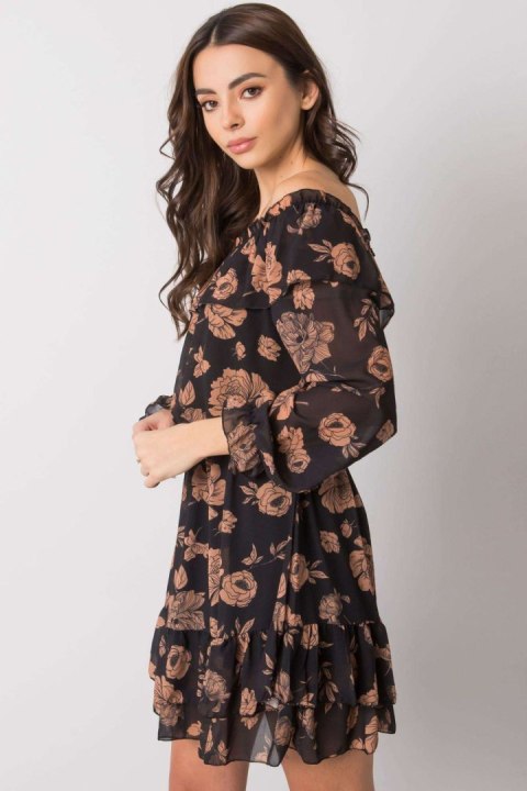 Sukienka Model DHJ-SK-15015.56P Camel - Italy Moda Italy Moda Sukienka Model DHJ-SK-15015.56P Camel - Italy Moda Italy Moda