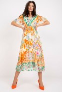 Sukienka Model DHJ-SK-15967-1.01P Orange - Italy Moda Italy Moda Sukienka Model DHJ-SK-15967-1.01P Orange - Italy Moda Italy Moda