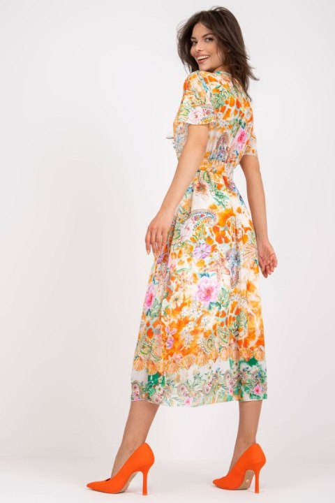 Sukienka Model DHJ-SK-15967-1.01P Orange - Italy Moda Italy Moda Sukienka Model DHJ-SK-15967-1.01P Orange - Italy Moda Italy Moda