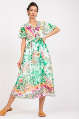 Sukienka Model DHJ-SK-15967-1.01P White/Green - Italy Moda Italy Moda