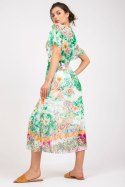 Sukienka Model DHJ-SK-15967-1.01P White/Green - Italy Moda Italy Moda