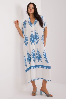 Sukienka Model DHJ-SK-17951.03X White/Blue - Italy Moda Italy Moda