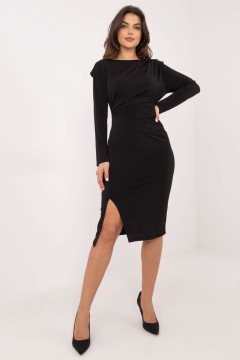 Sukienka Model DHJ-SK-18203.40 Black - Italy Moda Italy Moda Sukienka Model DHJ-SK-18203.40 Black - Italy Moda Italy Moda