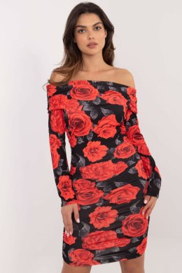 Sukienka Model DHJ-SK-18688.36 Black/Red - Italy Moda Italy Moda